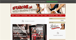 Desktop Screenshot of gitarowe.pl